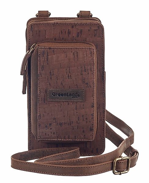 GreenLand Nature Handytasche "NATURE leather-cork" mit aufgesetzter Geldbör günstig online kaufen