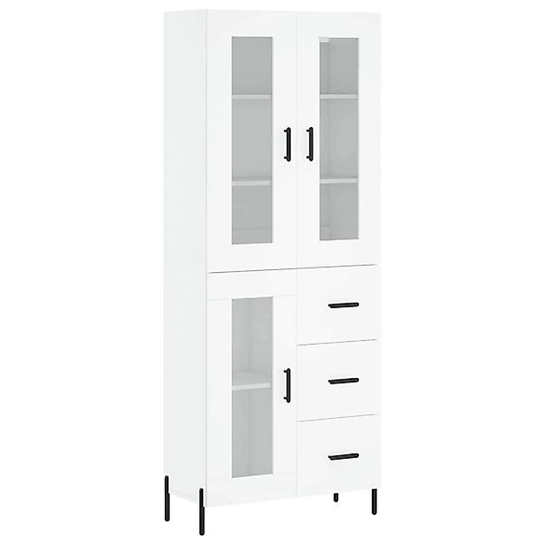 vidaXL Highboard Weiß 69,5x34x180 cm Holzwerkstoff 3198601 günstig online kaufen