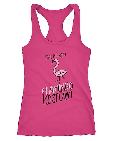 Tanktop Damen Tanktop Fasching Das ist mein Flamingo Kostüm Faschings-Shirt günstig online kaufen