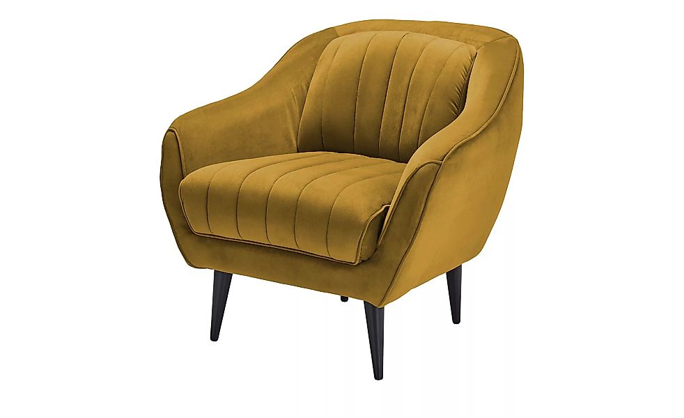 Sessel - gelb - 86 cm - 83 cm - 90 cm - Polstermöbel > Sessel > Polstersess günstig online kaufen