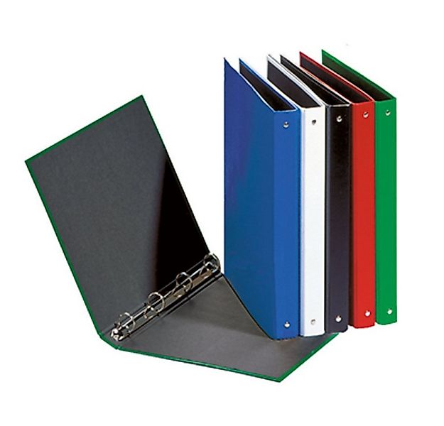 PAGNA Ringbuchmappe PAGNA Ringbuch Basic Colours DIN A4 Schwarz 4 Ringe 206 günstig online kaufen