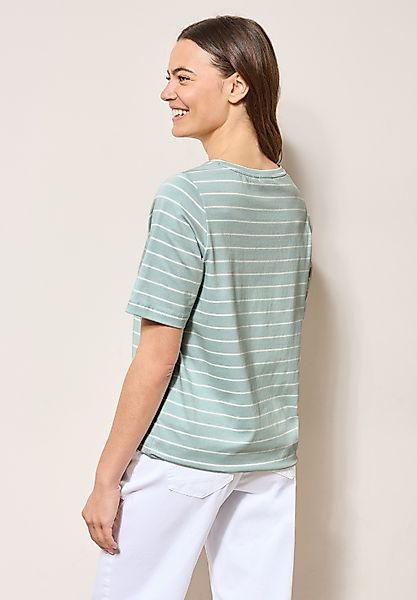 Cecil T-Shirt, aus softem Materialmix günstig online kaufen
