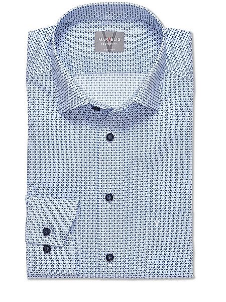 MARVELIS Langarmhemd mit Minimal-Print günstig online kaufen