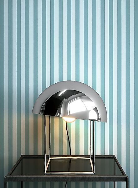 Newroom Vliestapete, Blau Tapete Landhaus Steifen günstig online kaufen