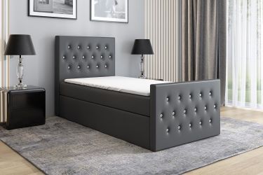 A&J MöbelLand GmbH Boxspringbett Einzelbett LILI günstig online kaufen