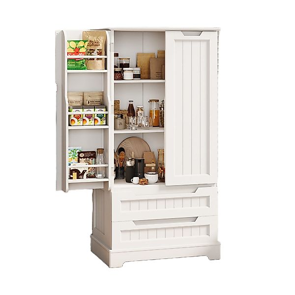 Bealife Highboard Küchenschrank, verstellbare Regalebene,mit 2 günstig online kaufen