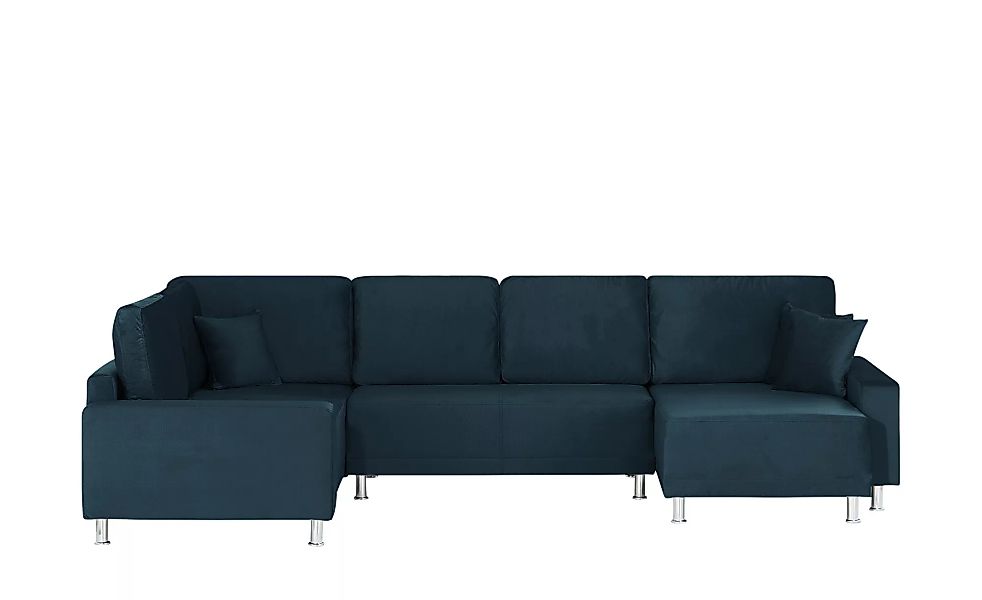 Wohnlandschaft - blau - 350 cm - 167 cm - Polstermöbel > Sofas > Wohnlandsc günstig online kaufen