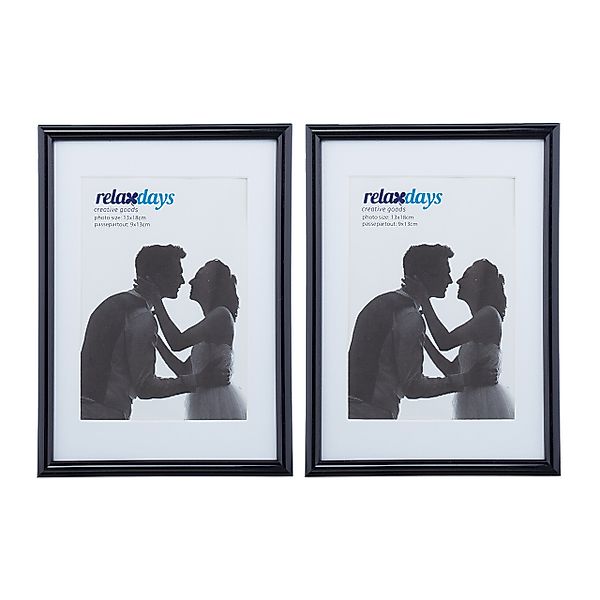 relaxdays Bilderrahmen 2er Set 13 x günstig online kaufen
