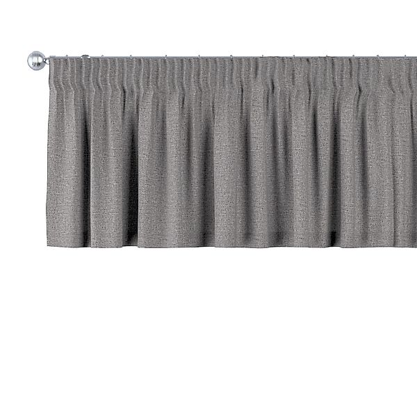 Kurzgardine mit Kräuselband, grau, 130 x 40 cm, Edinburgh (115-81) günstig online kaufen