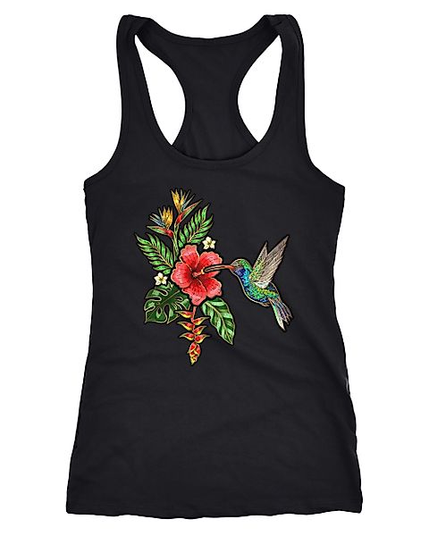 Neverless Tanktop Damen Tank-Top Tropical Kolibri günstig online kaufen