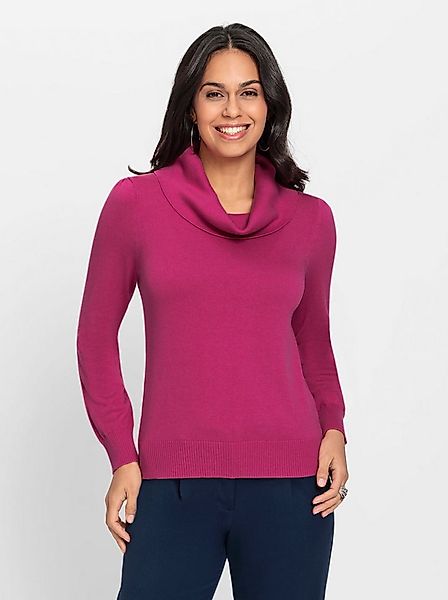 Witt Strickpullover Pullover Langarm Materialmix günstig online kaufen