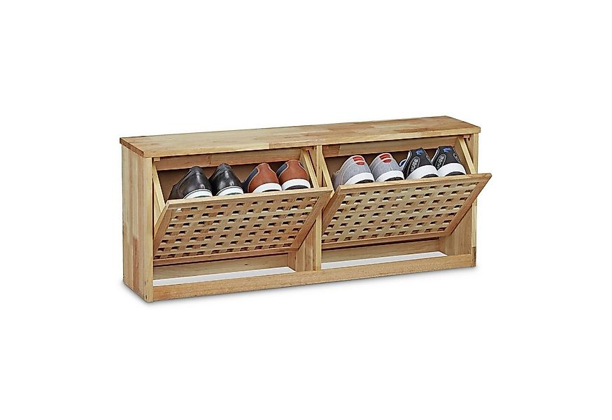 relaxdays Schuhkipper Walnuss günstig online kaufen