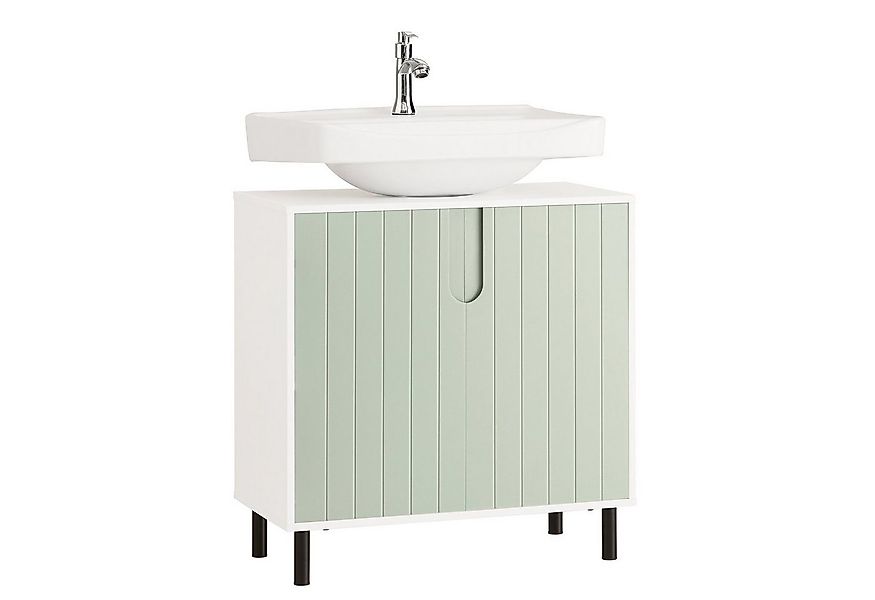 SoBuy Waschbeckenunterschrank BZR139 Badezimmerschrank Waschtisch Unterschr günstig online kaufen