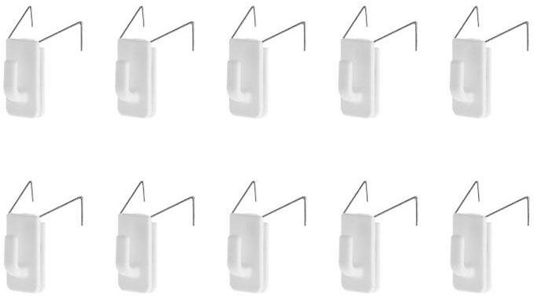 LICHTBLICK ORIGINAL Klemmfix Fensterhaken, Fensterdekoration, (Set, 10-tlg) günstig online kaufen