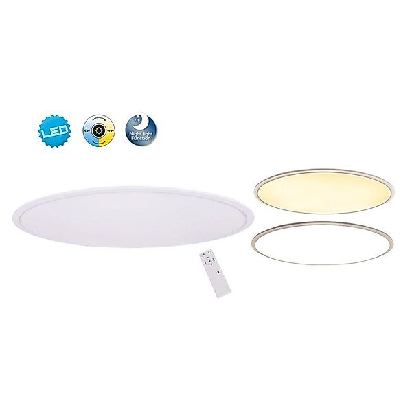 näve LED Deckenleuchte »Amalfi« LED-Modul 1 Stk. warmweiß - kaltweiß oval, günstig online kaufen