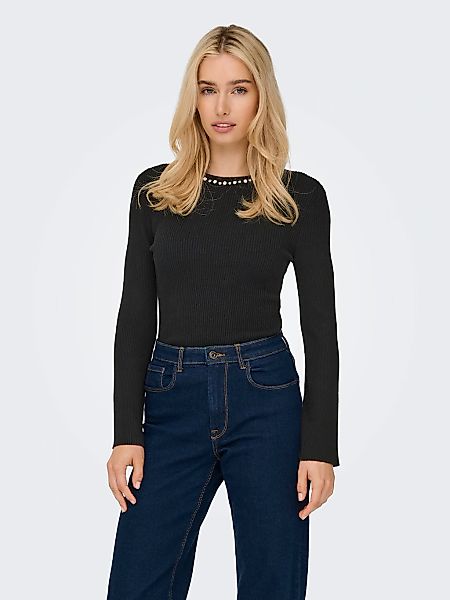 ONLY Rundhalspullover "ONLNATASCHA LS BLING O-NECK CC KNT" günstig online kaufen