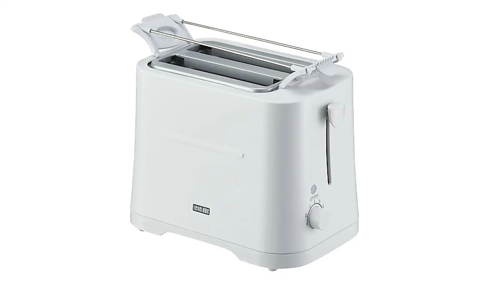 levelone Toaster  TO-702W ¦ weiß ¦ Kunststoff,Metall ¦ Maße (cm): B: 23,3 H günstig online kaufen