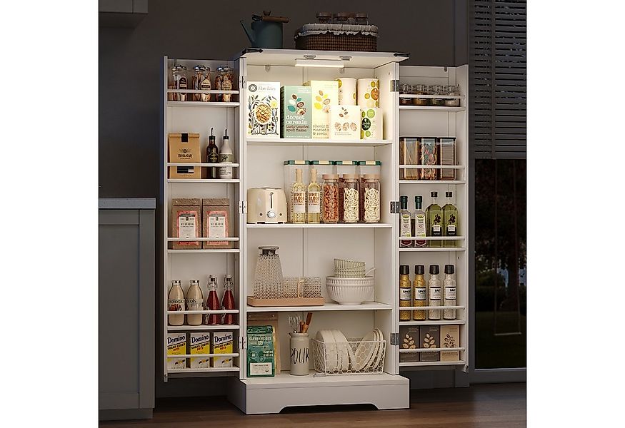 MODFU Sideboard Moderner Buffetschrank,mit Türen (128,5 cm Küchenschrank im günstig online kaufen