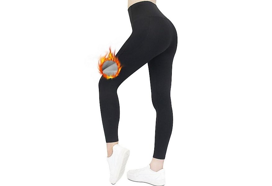 Frentree Thermoleggings Damen mit Fleece Gefütterte Thermo Leggings für Win günstig online kaufen