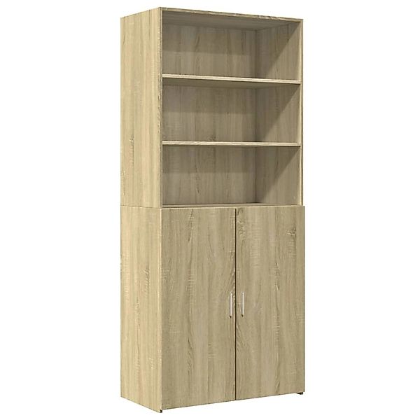 vidaXL Highboard Sonoma-Eiche 80x42,5x185 cm Holzwerkstoff 3281380 günstig online kaufen