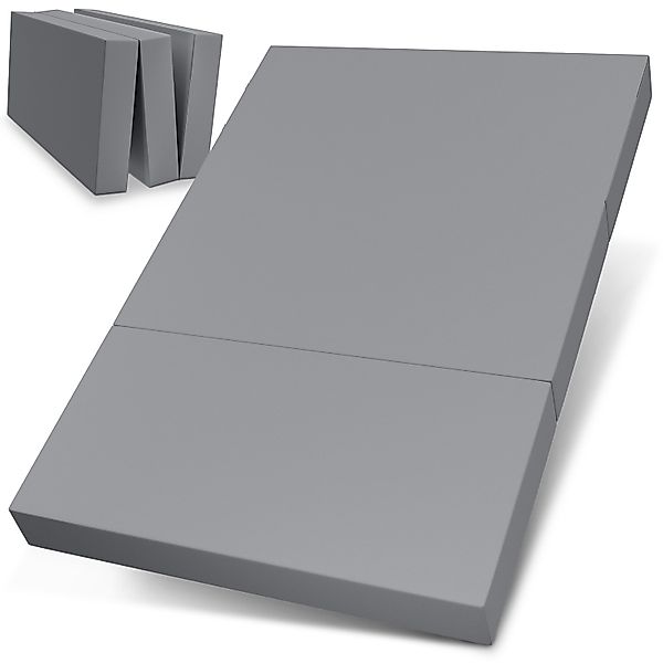 ELONEO Klappmatratze Gästematratze, 120x195x15 cm, grau günstig online kaufen