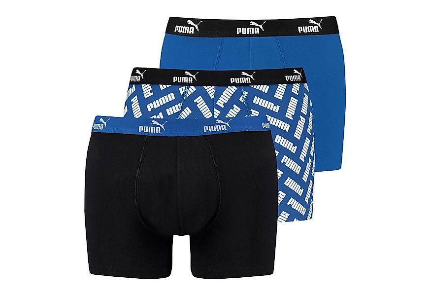 PUMA Boxer Everyday Comfort Cotton Stretch (3-St) mit umlaufendem Markensch günstig online kaufen