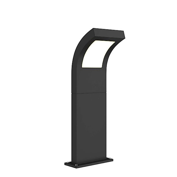 Arcchio LED Außenleuchte Advik 9619187 Modern in Schwarz aus Aluminium 1-fl günstig online kaufen