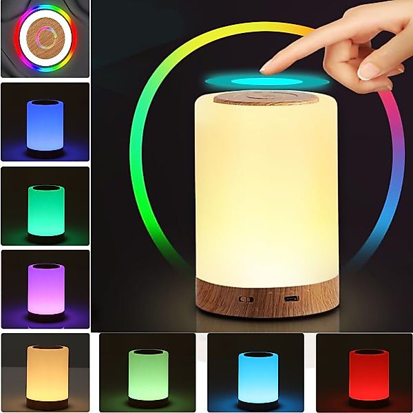 LETGOSPT LED Nachtlicht LED Nachttischlampe Touch günstig online kaufen
