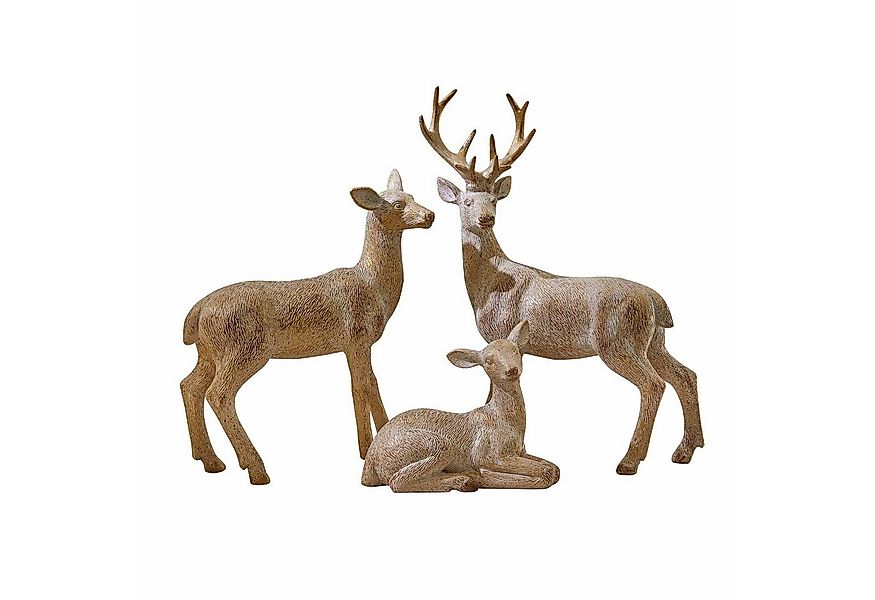 Mirabeau Dekofigur Deko-Figur 3er Set Yasirah gold günstig online kaufen