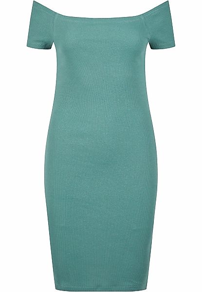 URBAN CLASSICS Shirtkleid "Urban Classics Damen Ladies Off Shoulder Rib Dre günstig online kaufen