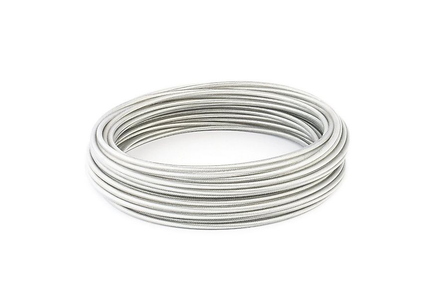 DQ-PP DQ-PP DRAHTSEIL in PVC 5m, 3-6mm, 6x7, verzinkt Stahlseil Seil, Seil günstig online kaufen