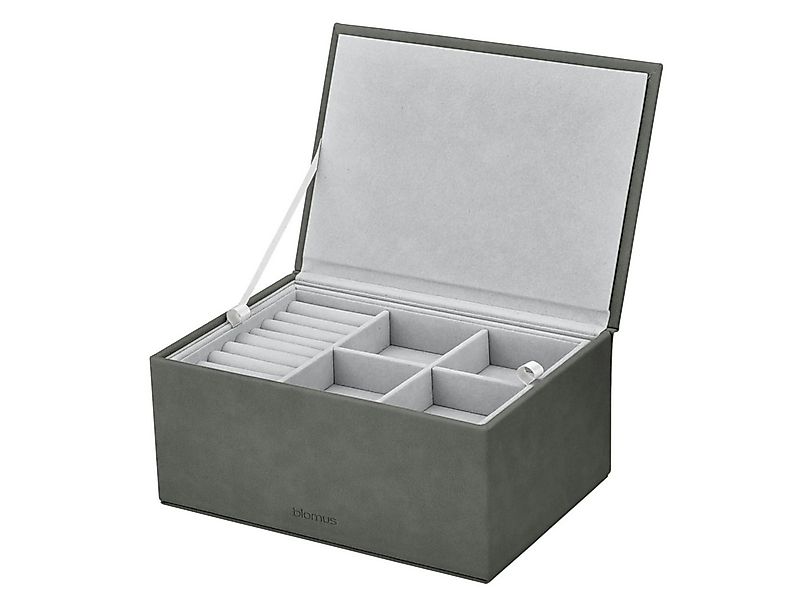 blomus Aufbewahrungsbox SAHLA Schmuckaufbewahrungsbox L pewter 22x15x10cm günstig online kaufen