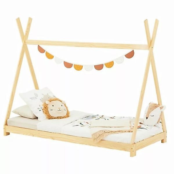 IDIMEX Kinderbett ELIN, Tipibett Hausbett Spielbett Zeltbett Zelt Tipi Bett günstig online kaufen