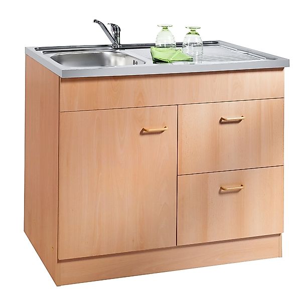 KOCHSTATION Spülenschrank "KS-Elster", Breite 100 cm günstig online kaufen