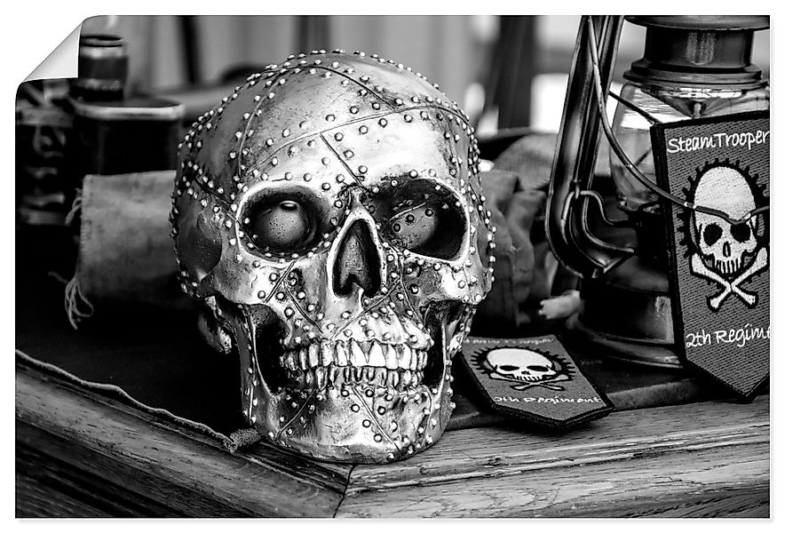 Artland Wandbild »Totenkopf« klassische Fantasie 1 Stk. tlg. als Leinwandbi günstig online kaufen