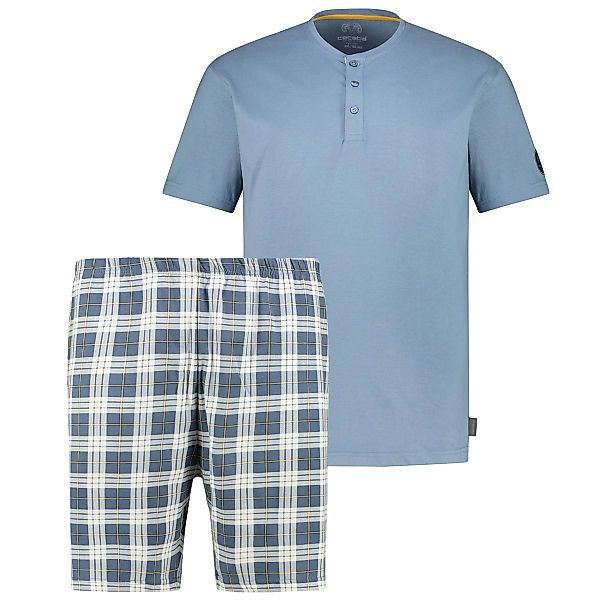 Ceceba Kurzer Schlafanzug aus Biobaumwolle Farbe blau Größe: 76/78 günstig online kaufen