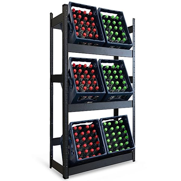 KARAT Flaschenkastenständer Osaka Getränkekistenregal für 6 Kästen 160 x 80 günstig online kaufen