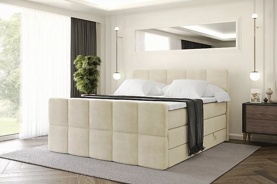 ALTDECOR Boxspringbett LIRO-Z KING (Multipocket-Matratze H4, günstig online kaufen