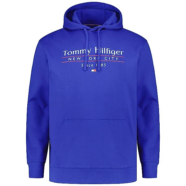 Tommy Hilfiger Hoodie mit Label-Print Farbe royalblau Größe: 4XL günstig online kaufen