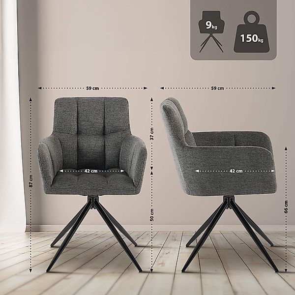 CLP Esszimmerstuhl (2er Set) günstig online kaufen