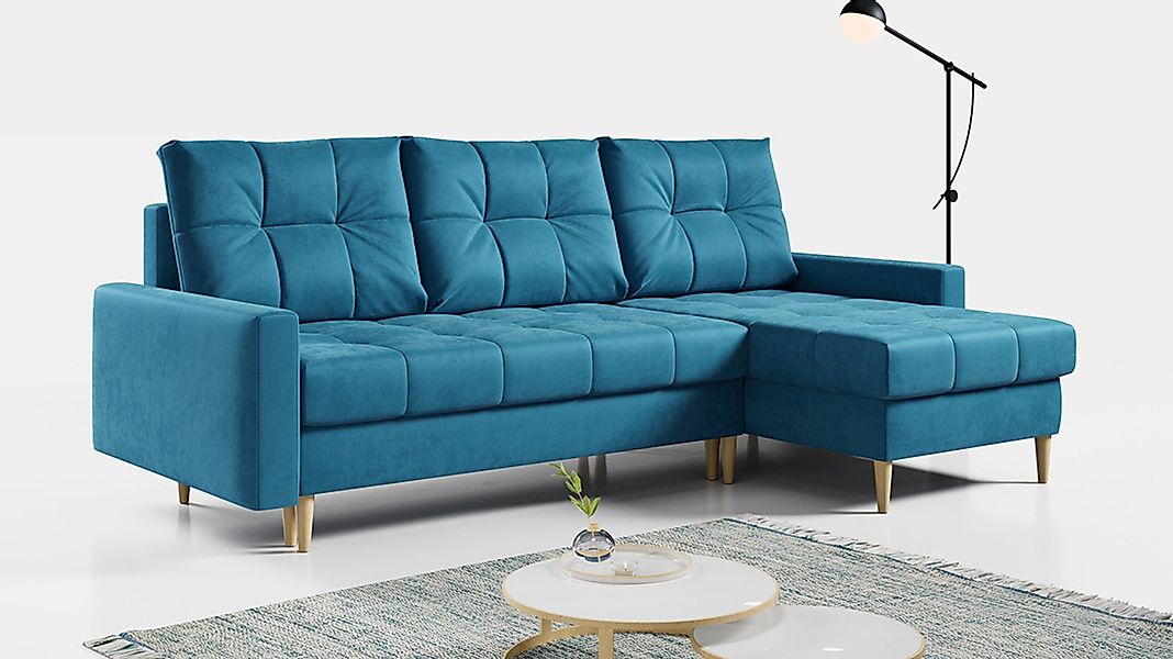 MKS MÖBEL Ecksofa ASTRA, Set, Gesteppte günstig online kaufen