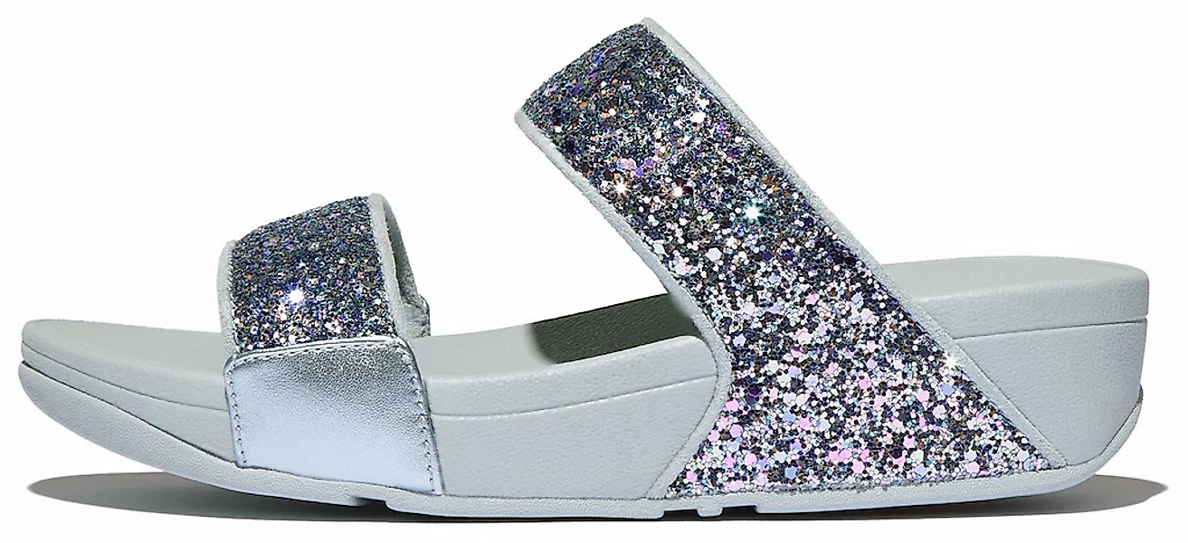 Fitflop Pantolette "LULU MULTI-TONAL GLITTER TOE", Badeschuh, Slides, Sanda günstig online kaufen