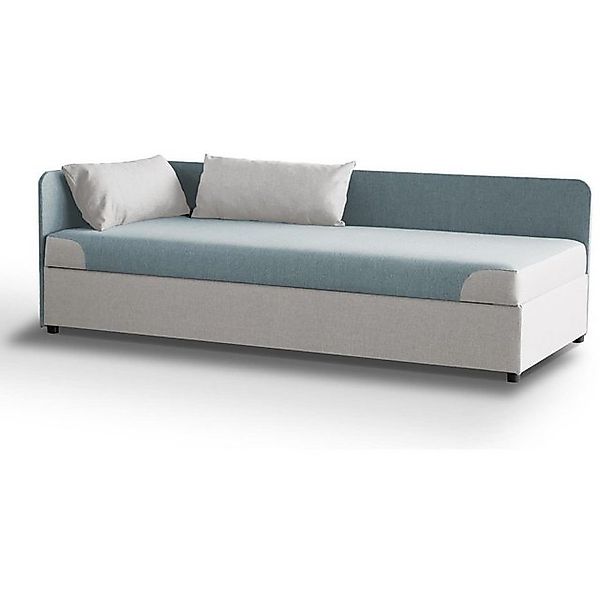 Beautysofa Schlafsofa Nelson, 90 x 200 cm Einzelsofa aus Struktur-Bezug, mi günstig online kaufen