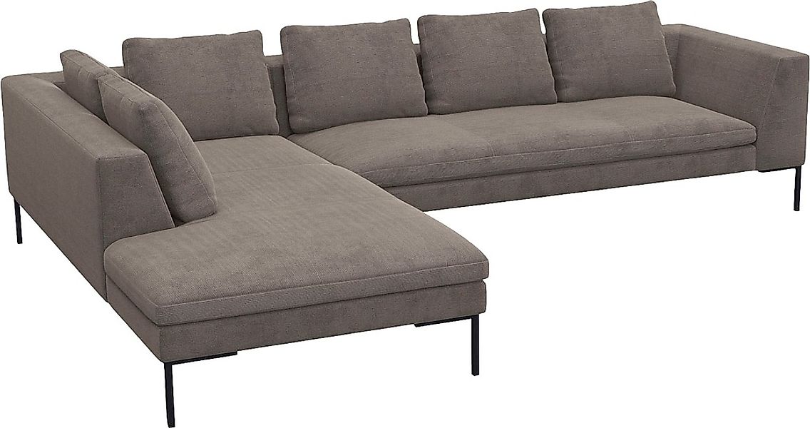 FLEXLUX Ecksofa "Loano, superbequemer Sitzkomfort durch Kaltschaum im Sitz, günstig online kaufen