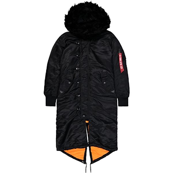 Alpha Industries  Parkas Long Fishtail Women - black günstig online kaufen