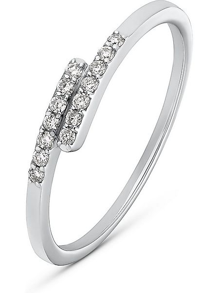 CHRIST Diamantring CHRIST Damen-Damenring 585er Weißgold 14 Diamant günstig online kaufen
