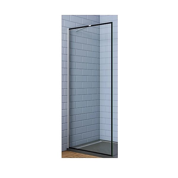 Duschparadies Walk In Dusche 90x200cm Duschabtrennung 8mm Nano Glas Seitenw günstig online kaufen