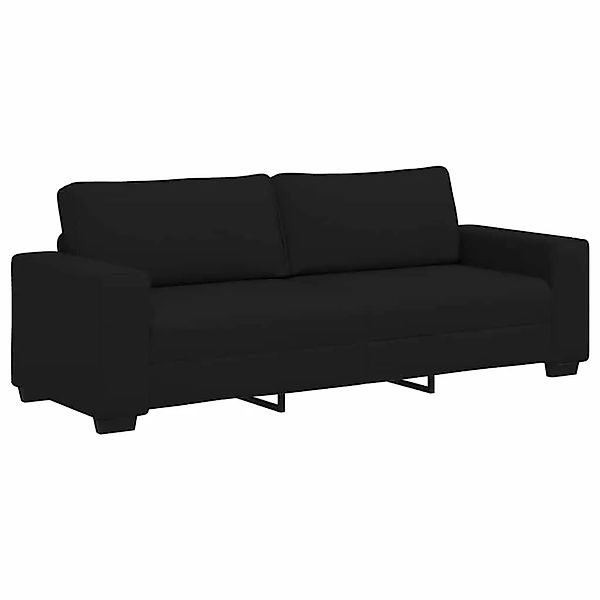 vidaXL 3-Sitzer-Sofa Schwarz 180 cm Stoff 4105178 günstig online kaufen