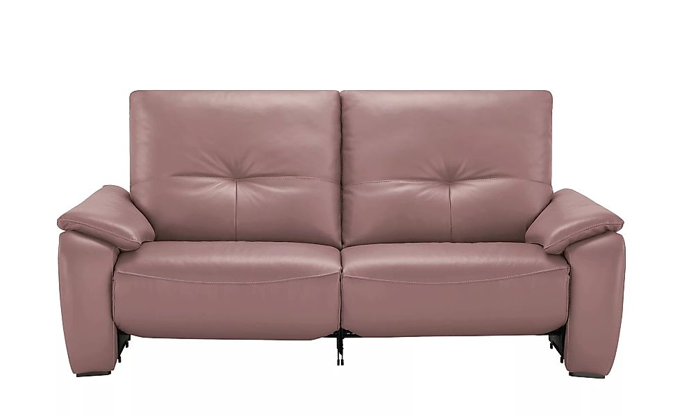 Wohnwert Sofa  aus Echtleder Halina ¦ rosa/pink ¦ Maße (cm): B: 205 H: 98 T günstig online kaufen