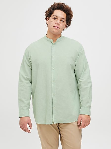 Jack&Jones Freizeithemd mit Leinen Farbe grün Größe: 3XL günstig online kaufen